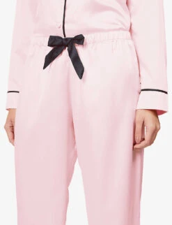 BLUEBELLA Abigail Satin Pyjama Set -Reisi Clothing Shop R03668547 PALEPINK ALT04