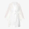 BLUEBELLA Satin-trim Chiffon Kimono -Reisi Clothing Shop R03668548 IVORY ALT10