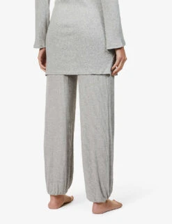 Eberjey Elon Relaxed-fit Mid-rise Stretch-rayon Pyjama Bottoms -Reisi Clothing Shop R03669018 HEATHERGREY ALT02