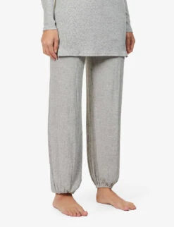 Eberjey Elon Relaxed-fit Mid-rise Stretch-rayon Pyjama Bottoms -Reisi Clothing Shop R03669018 HEATHERGREY M