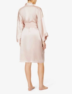 Mimi Belted Silk-satin Kimono Robe -Reisi Clothing Shop R03671390 OYSTERIVORYCORE ALT02