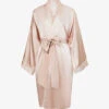 Mimi Belted Silk-satin Kimono Robe -Reisi Clothing Shop R03671390 OYSTERIVORYCORE ALT10