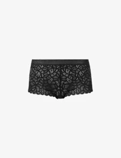 Wacoal Raffiné Mid-rise Lace Stretch-lace Briefs