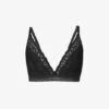 Wacoal Raffiné Floral Stretch-lace Bralette -Reisi Clothing Shop R03673095 BLACK ALT10