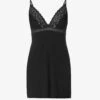 Wacoal Raffine Stretch-jersey Chemise -Reisi Clothing Shop R03673096 BLACK ALT10