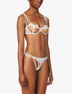 BLUEBELLA Nova Cut-out Stretch-lace Bra -Reisi Clothing Shop R03674129 IVORY ALT01