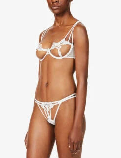 BLUEBELLA Nova Cut-out Stretch-lace Bra -Reisi Clothing Shop R03674129 IVORY ALT02