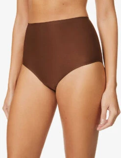 Chantelle Ch Soft Stretch Hw Brief -Reisi Clothing Shop R03686069 S WALNUT ALT03