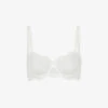 Simone Perele Karma Half-cup Stretch-lace Bra -Reisi Clothing Shop R03733910 030IVORY M