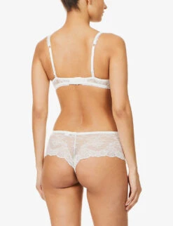 Aubade Toujours Stretch-lace Plunge Bra -Reisi Clothing Shop R03735959 OPALE ALT03