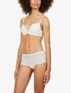 Aubade Toujours St Tropez Mid-rise Stretch-lace Briefs -Reisi Clothing Shop R03735961 OPALE ALT01