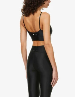 Original Super-soft Natacha Stretch Jersey Bralette -Reisi Clothing Shop R03740645 BLACK ALT03