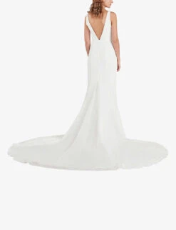 Whistles Billie V-neck Woven Wedding Dress -Reisi Clothing Shop R03742965 CREAM ALT02