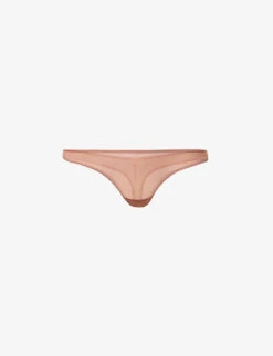 AGENT PROVOCATEUR Lucky High-rise Stretch-mesh Thong
