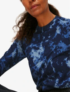 Whistles Tie-dye Cotton Top -Reisi Clothing Shop R03751042 MULTICOLOURED ALT01