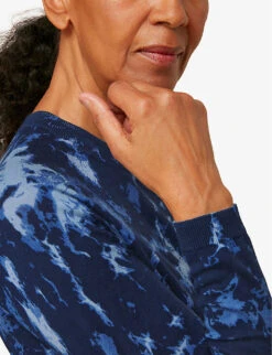 Whistles Tie-dye Cotton Top -Reisi Clothing Shop R03751042 MULTICOLOURED ALT04