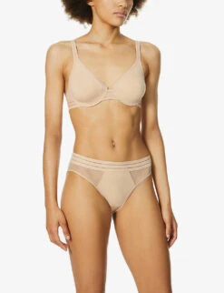 MAISON LEJABY NUFIT Stretch-woven Bra -Reisi Clothing Shop R03763137 BEIGE ALT02