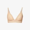 MAISON LEJABY NUFIT Semi-sheer Stretch-woven Bra -Reisi Clothing Shop R03763139 BEIGE M