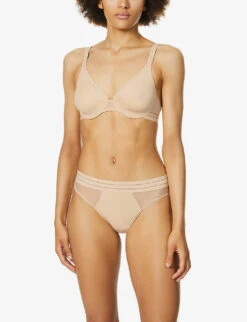 MAISON LEJABY NUFIT High-rise Stretch-woven Briefs -Reisi Clothing Shop R03763140 BEIGE ALT01