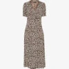 Whistles Ada Animal-print Midi Dress -Reisi Clothing Shop R03797923 MULTICOLOURED M
