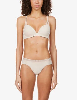 Calvin Klein Seductive Comfort Lift Stretch-woven Bra -Reisi Clothing Shop R03802029 BEECHWOOD ALT02