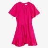 Ted Baker Elsieee Cut-out Stretch-woven Mini Dress -Reisi Clothing Shop R03806316 BRTPINK M