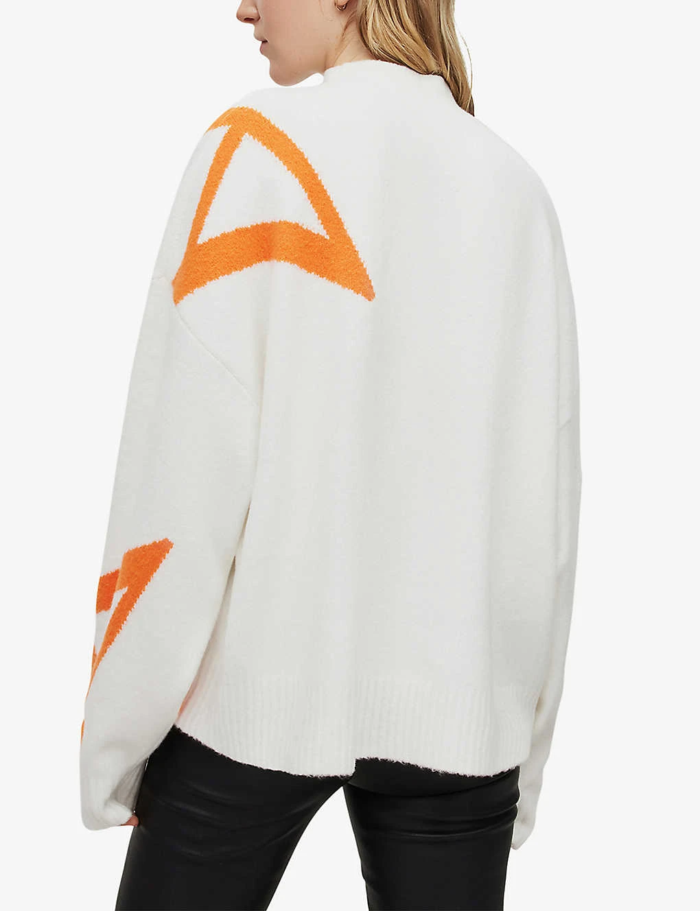 AllSaints A Star Signature-graphic Wool-blend Jumper 6 AllSaints A Star Signature-graphic Wool-blend Jumper - Image 4