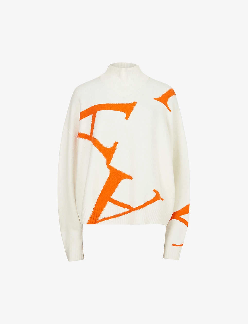 AllSaints A Star Signature-graphic Wool-blend Jumper 3 AllSaints A Star Signature-graphic Wool-blend Jumper