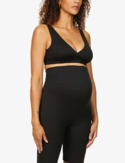 Maternity The Comfy Reversible Stretch-woven Bra -Reisi Clothing Shop R03811958 BLACK ALT02