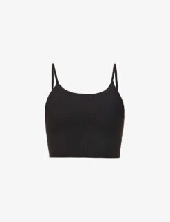 Tank Round-neck Stretch-jersey Bralette