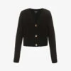 Whistles V-neck Cashmere Cardigan -Reisi Clothing Shop R03827348 BLACK M