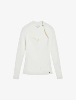 Ted Baker Helenh Sweetheart-neckline Knitted Top