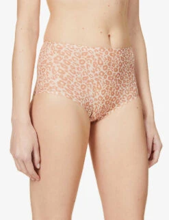 Chantelle Soft Stretch High-rise Stretch-jersey Briefs -Reisi Clothing Shop R03868006 0QRLEONEUTRAL ALT02