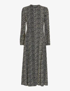 Whistles Geo-print Woven Midi Dress
