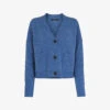Whistles Twin-pocket Wool Cardigan 2 Whistles Twin-pocket Wool Cardigan -Reisi Clothing Shop R03894951 BLUE M