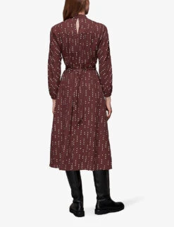 Whistles Theodora Dash Polka Dot Woven Dress -Reisi Clothing Shop R03894956 MULTICOLOURED ALT03