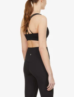 Lululemon Energy Stretch-knit Sports Bra -Reisi Clothing Shop R03897516 BLACK ALT03