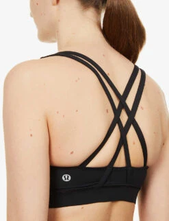 Lululemon Energy Stretch-knit Sports Bra -Reisi Clothing Shop R03897516 BLACK ALT04
