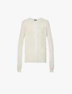 Joseph Cashair Round-neck Cashmere Cardigan