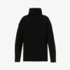 Joseph High-neck Ribbed Wool Jumper 1 Joseph High-neck Ribbed Wool Jumper -Reisi Clothing Shop R03900763 BLACK M