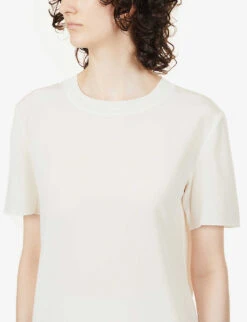 Joseph Rubin Silk-crepe Blouse -Reisi Clothing Shop R03900837 IVORY ALT04