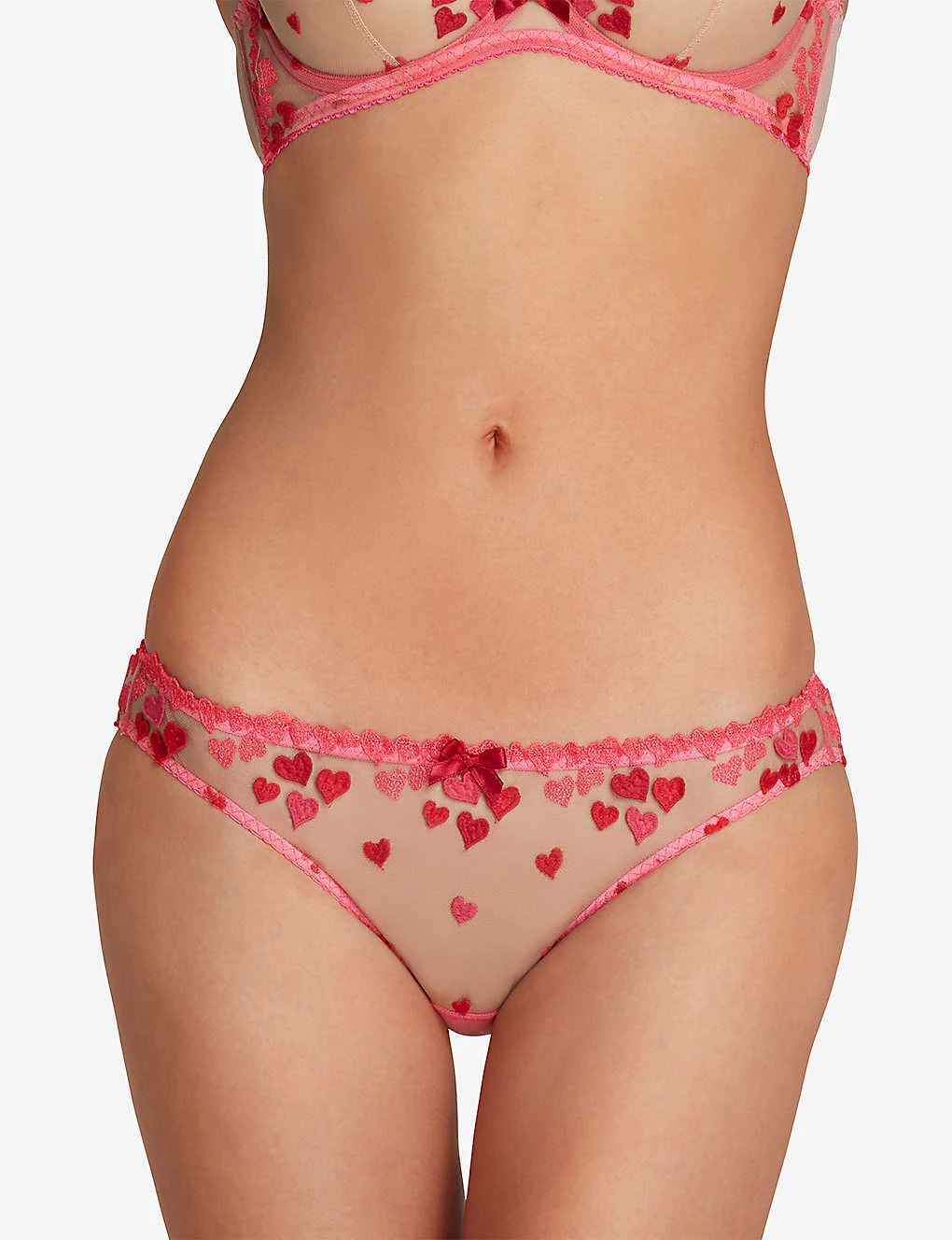 AGENT PROVOCATEUR Cupid Heart-print Woven Briefs 5 AGENT PROVOCATEUR Cupid Heart-print Woven Briefs - Image 3