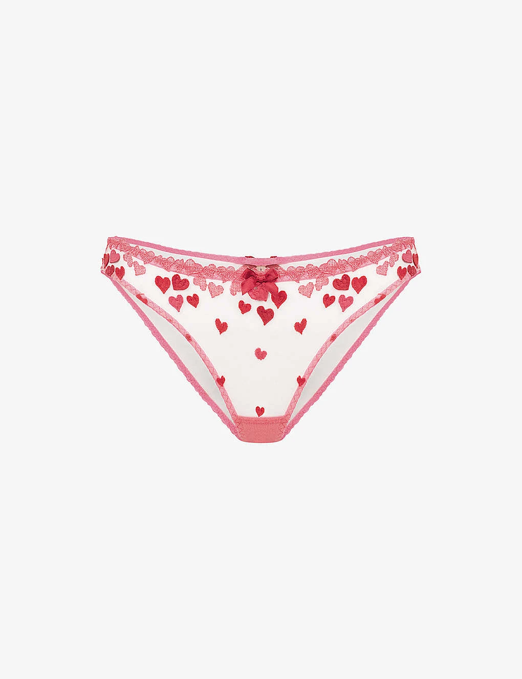 AGENT PROVOCATEUR Cupid Heart-print Woven Briefs 3 AGENT PROVOCATEUR Cupid Heart-print Woven Briefs