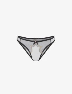AGENT PROVOCATEUR Lorna Low-rise Mesh Briefs