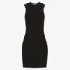 Victoria Beckham Fitted Sleeveless Stretch-woven Mini Dress -Reisi Clothing Shop R03927829 BLACK M