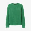 Whistles Pria Chunky Knit Cotton Jumper -Reisi Clothing Shop R03928892 GREEN M