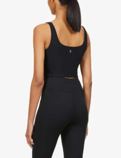 Tempo Ribbed Stretch-woven Bra -Reisi Clothing Shop R03938561 BLACKRIB ALT03