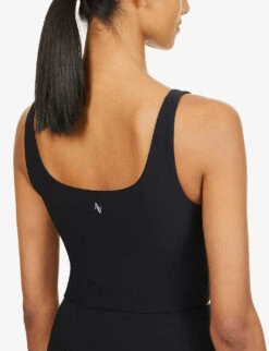 Tempo Ribbed Stretch-woven Bra -Reisi Clothing Shop R03938561 BLACKRIB ALT04