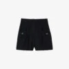 Sandro Cadaques High-rise Tweed Shorts 1 Sandro Cadaques High-rise Tweed Shorts -Reisi Clothing Shop R03947973 NOIRGRIS M