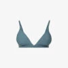 Cotton Jersey Triangle Stretch-woven Bra -Reisi Clothing Shop R03953826 KYANITE M